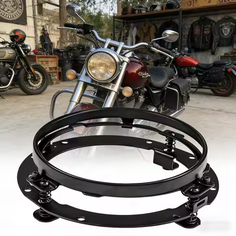 7 Inch Round Headlight Ring Mounting Bracket For Harley Davidson Road King Electra Glide Ultra Class