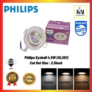 Philips LED Eyeball 59776 Pameron 7W Recessed Spotlight SL201 4.5W Ceiling Light Coolwhite / Warmwhi