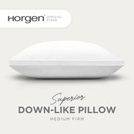 Horgen Hypoallergenic Down-Feel Firm Pillow | Soft & Durable | Standard Size