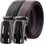 Men Belt Genuine Leather Belts  Automatic buckle Belt Leather Belt Buckle Belts for Men