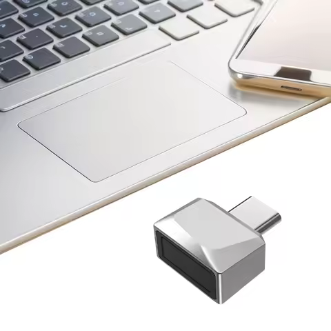 USB Fingerprint Key Reader Biometric Fingerprint Scanner Anti-Spoofing Windows Hello U2F for Windows