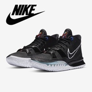 แท้  Nike Kyrie 7 รองเท้าบาสเก็ตบอลระบายอากาศที่ทนต่อการสึกหรอยามรองเท้าฝึกซ้อม สีดำ ดำ EUR40=UK6=25CM