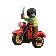 mainan budak 1 tahun educational toys for kids Berlaku untuk Lego Little Man 12 Motosikal Polis Khas