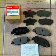 HONDA REAR BRAKE PAD 43022-TLA-A00  HONDA CRV TME 1.5 TURBO CRV TME 1.8