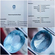 natural aquamarine beryl