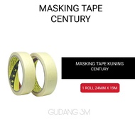 YELLOW CENTURY MASKING TAPE LUXKING/ 24mm x 19M