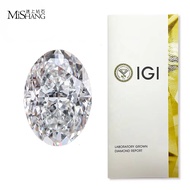 Mishangjewelry Oval Shape Lab Grown Diamond With IGI Certificate 1ct 1.5ct 2ct 2.5ct 3ct CVD HPHT Fa