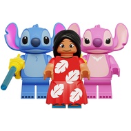 Cartoon Action Figure Angle Stitch Lilo Baymax Matoaka Jiminy Cricket Building Block Collection Toys