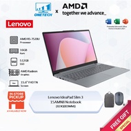 Lenovo IdeaPad Slim 3 15AMN8 82XQ003WMJ / 82XQ0040MJ / 82XQ00XPMJ  Notebook (15.6" FHD TN/R5-7520U/1