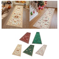 Fonowx Long Christmas Rug, Indoor Rug, Crystal Velvet Rug, Non-Slip Gift Rug, Washable, Soft, Suitab