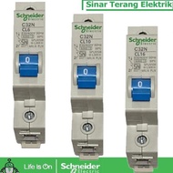 Schneider Mcb Pln Head Original C32N 1P 6A 10A 16A Cl6 Cl10 Cl16biru