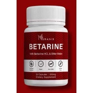 【SUPER PROMOTION TIME】100% ORIGINAL FROM HQ  NURANIX BETARINE WITH BERBERINE HCL & BITTER MELON 30 C