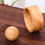 [tishita] Wooden Dumpling Press Tool Household Dough Presser Kitchen Dumpling Skin Maker for Wrappin