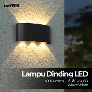 TaffLED Indoor Plastic Body LED Wall Lamp 6 LED Warm White 6W - 6T