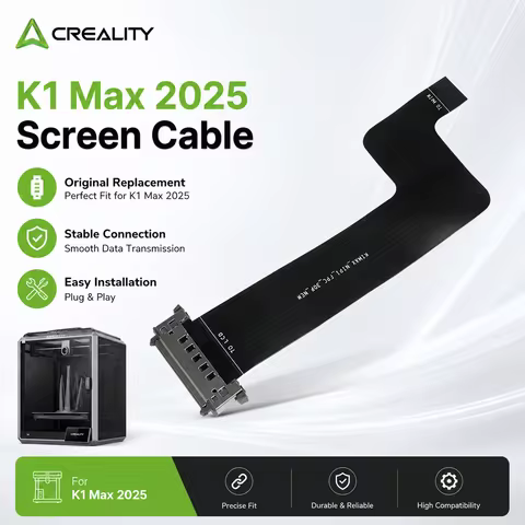 Creality K1 Max 2025 Screen Cable 1PC Original 3d Printer Parts Only for K1 Max 2025 3d Printer Acce