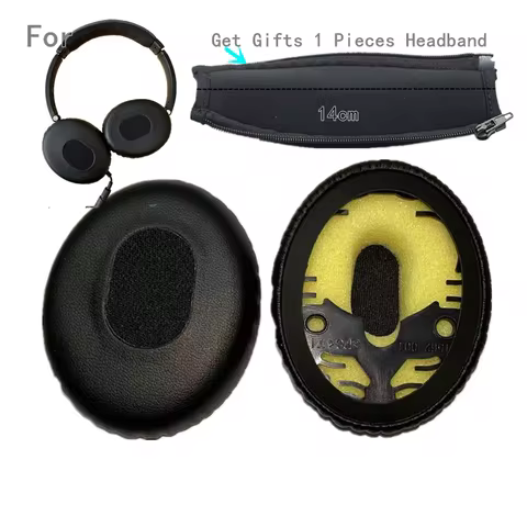 Memory Foam Earpads OR Protector For Bose QuietComfort 3 QC3 For Bose OE1 On-Ear Headphones Replacem