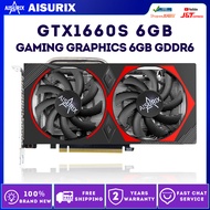 AISURIX GTX 1660 SUPER 6GB GDDR6 Graphics Card Nvidia Video Card New GPU For Gaming Work Office COD