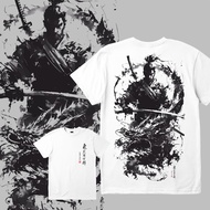Oversize Japanese Dragon Samurai Tattoo Shirt Unisex Men Women Graphic T-Shirt Dominate Series