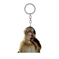 Hot trend funny meme monkey keychain