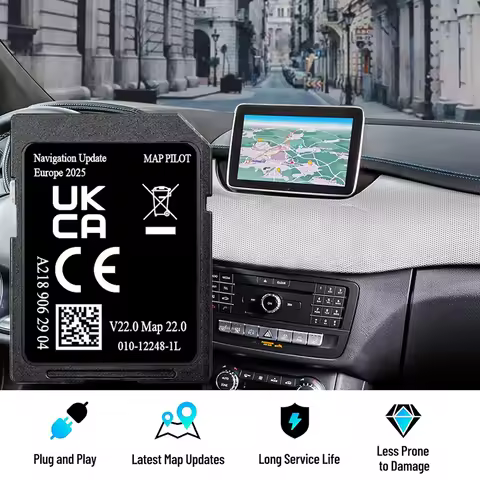 2026 V22 NTG5 for Mercedes A B C CLA CLS E GLS Car Garmin Update EU Map Sat Nav SD Card A2189062904