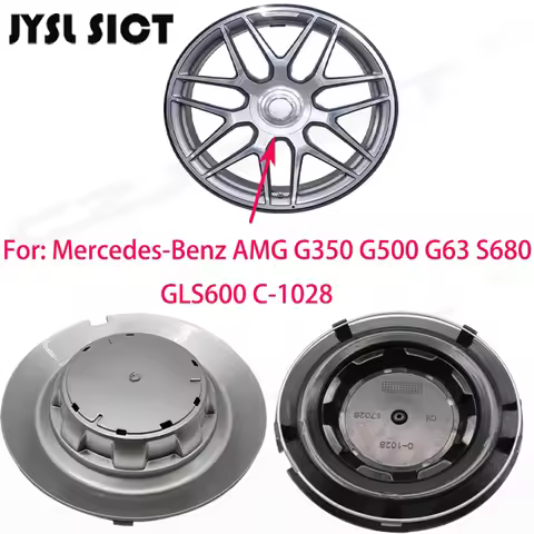 4PCS C-1028 Silver Wheel Hub Center Caps 147mm Fit Mercedes-Benz W219 R18 AMG G350 G500 G63 S680 GLS
