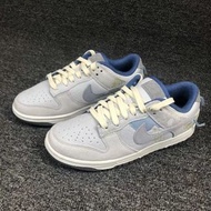 【💖全新正品】Nike Dunk Low “Bright Side” 翻毛皮板鞋 女款 灰藍 香港順豐到付/智能櫃免費門市配送