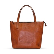 BERNIE Havana Cowhide Bag Tanned Leather Vegetable BagWanita