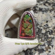 Colorful Pillar Leklai Pendant 彩柱力泥吊坠 Leklai Amulet 马来西亚力泥 100% Natural Leklai