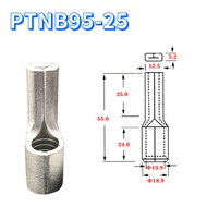 หางปลา PTNB รุ่นหนา ทองแดงชุบเงิน หางปลาเปลือย ขนาด 10-95sq.mm