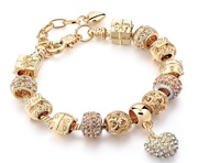 Elega สร้อยข้อมือ charm ขนาด 20cm SBR160377GD