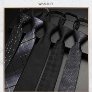 High Quality Neck Tie Smart Business Easy No Knot Rubber Neck Tie Formal Tuxedo Tie Adjustable