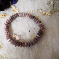 Botswana agate 8x3mm 47pcs bracelet