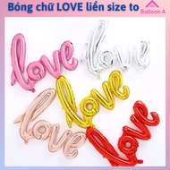 Love letter balloons, large size for wedding room decoration, birthday decoration (65x105cm)