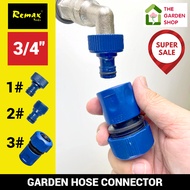 Remax Penyambung Paip Getah Paip Air Heavy Duty Garden Hose Connector Quick Garden Hose Pipe Connect
