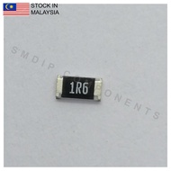 10PCS Taiwan-Grade 1.6R ±5%, 0603 SMD Resistor (1R6)