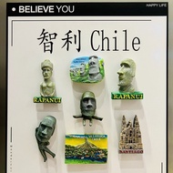 【Shipment within 24 hours‌】Chile Easter Island Moai Stone Statue Refrigerator Magnet Vinyl Sticker T