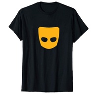 Grindr Logo Unisex Black & White T-Shirt oversize t-shirts graphic t shirts Streetwear Harajuku