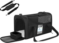 Vailge Transport Bag for Medium Cats, Small Dogs, Pets up to 6 kg / 13 lbs, Includes Bowl and Should