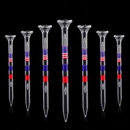 Golf Nail Small Cup Transparent Plastic Ball TEE Zero Resistance Beauty Flag Golf Nail Ball Holder 8