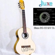 Cheap Guitar Dluxe DC10TA size 3/4 wood equivalent to solid premium transacoustic full set wood equi