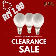 TYH  Mentol Lampu Frosted 40W E14 Bulb Ping Pong Light Lampu