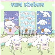 PREMIUM QUALITY - CINNAMOROLL CARD STICKER - CINNAMOROLL ANIAMATION - CARD STICKER SKIN COVER
