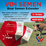 20pcs Semen extender for boar vim semen extender m3 semen extender for pig semen boar extender swine