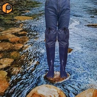 prettyia Stocking Foot Waders, PVC, Gardening, Boot Foot for Adults, Wear-resistant Stocking Boots, 