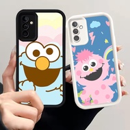 Case for Samsung Galaxy A15 A24 A54 A14 A16 5G Silicone Case H-53 Sesame Street