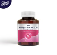 BOOTS FOOD SUPPLEMENT บูทส์ มารีน คอลลาเจน พลัส คิวเท็น