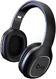 FOREVER BTH-505 Bluetooth Over-Ear Headphones in Black, Foldable Headphones with Super Bass, Long Ru