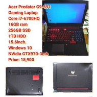 Acer Predator G9-591 Gaming laptop i7