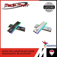 ADATA XPG LANCER BLADE RGB 2X16/32GBGB CL30/CL32/CL36 6000/6400MHZ BLACK/WHITE DESKTOP RAM