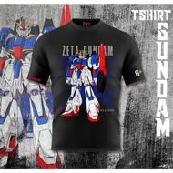 Gundam Zeta Tshirt Cotton Adult Baju Dewasa Standing G3